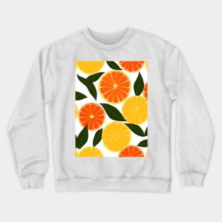 Citrus pattern, Graphic design Crewneck Sweatshirt